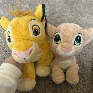 Lion king simba and nana stuff animal set
